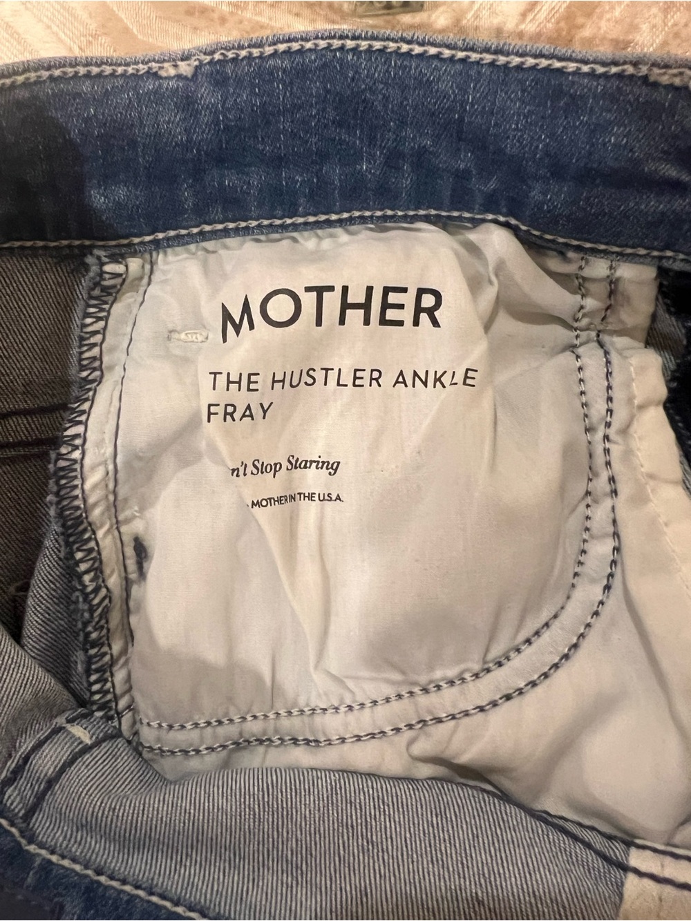 MOTHER The Hustler Ankle Fray - Picture 3 of 4